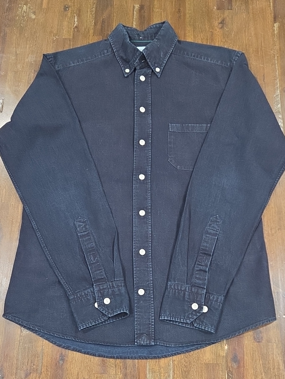 Eton Indigo Dyed Chambray Denim Shirt - Slim Fit